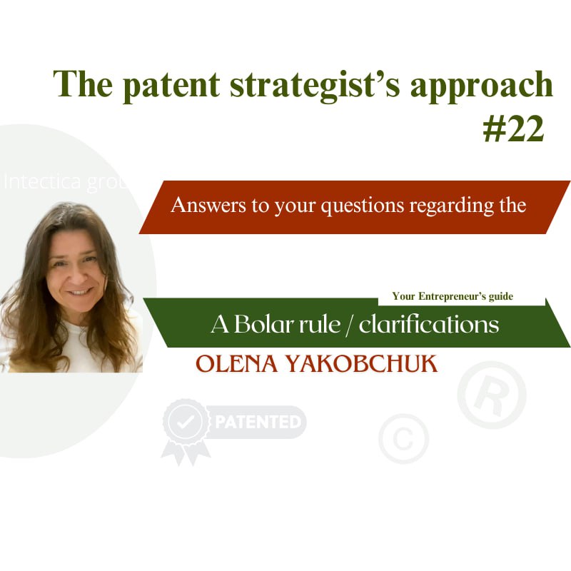 Answers to your questions regarding the Bolar rule / clarifications