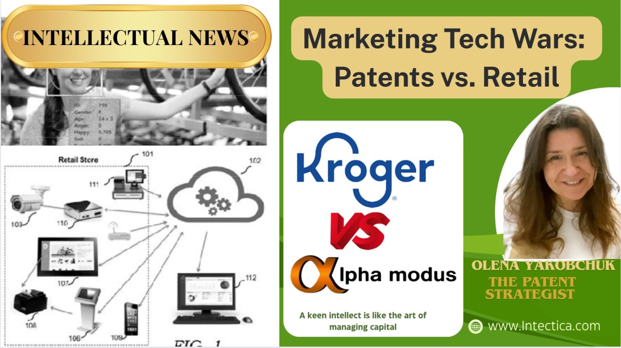 Digital and AI Marketing tools роблять ритейл інноваційним бізнесом: Alpha Modus vs. Kroger та нова ера Patents + FTO searches у роздрібній торгівлі. | Інтелектуальні Новини #28
